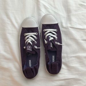 Purple Lace Converse